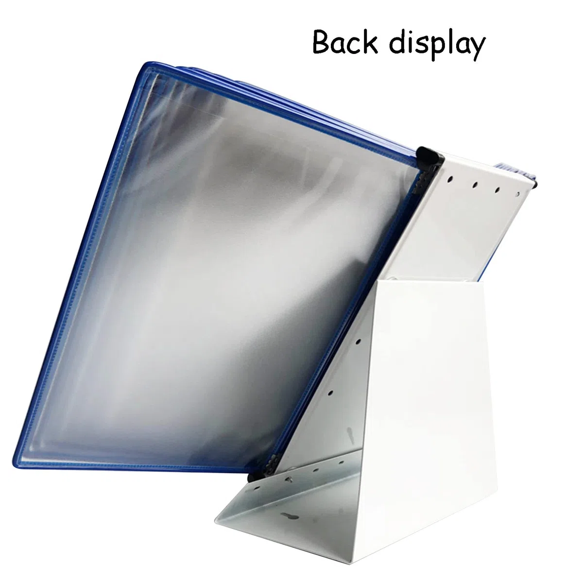 Organizador de Escritorio para Sistemas de Referencia, archivador Plegable, Soporte para Sistemas de exhibición de Escritorio, Organizador de Archivos A4 de 20 páginas con Bolsillos (G)