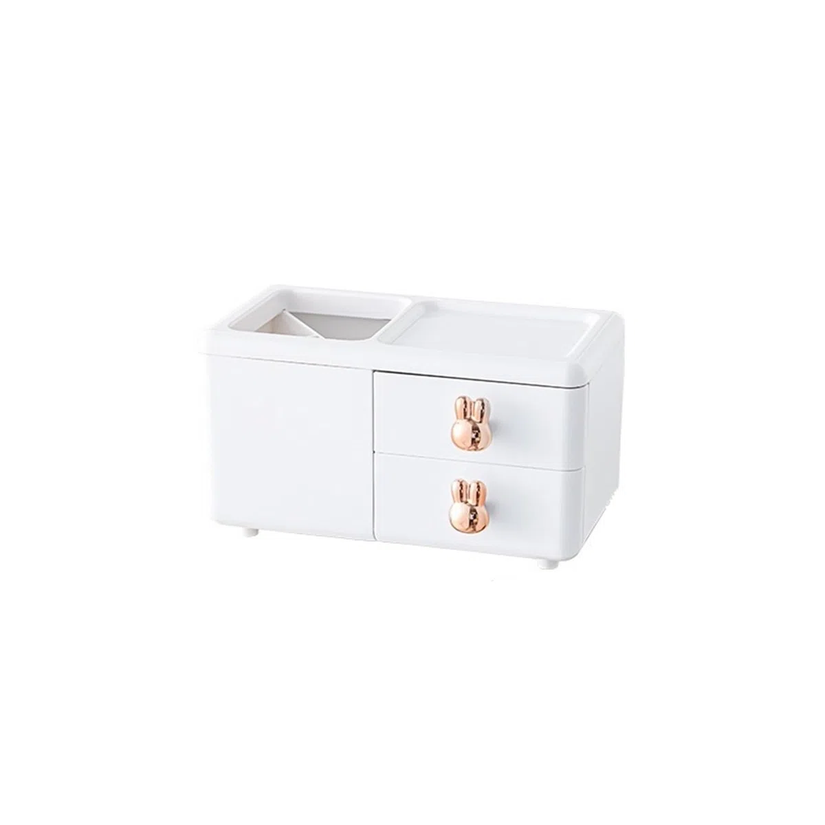 Caja organizadora de escritorio, soporte para bolígrafos de gran capacidad para estudiantes, bonito contenedor de escritorio, práctico organizador de papelería para oficina en casa o almacenamiento de