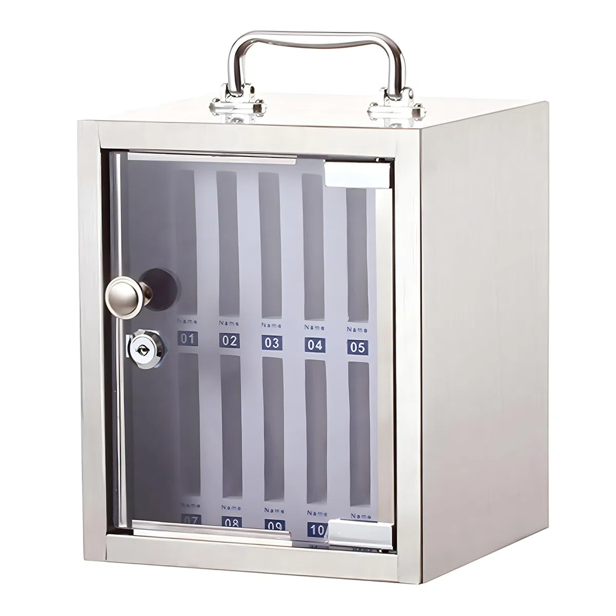 Caja metálica de Seguridad para teléfonos con 12 Ranuras, Armario de Almacenamiento de Pared, Soporte Seguro para teléfonos móviles, estantes para Oficina y Aula, Ideal para organizar y prot